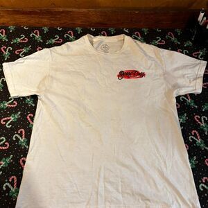 Gildan Men's White and Cream T-shirt